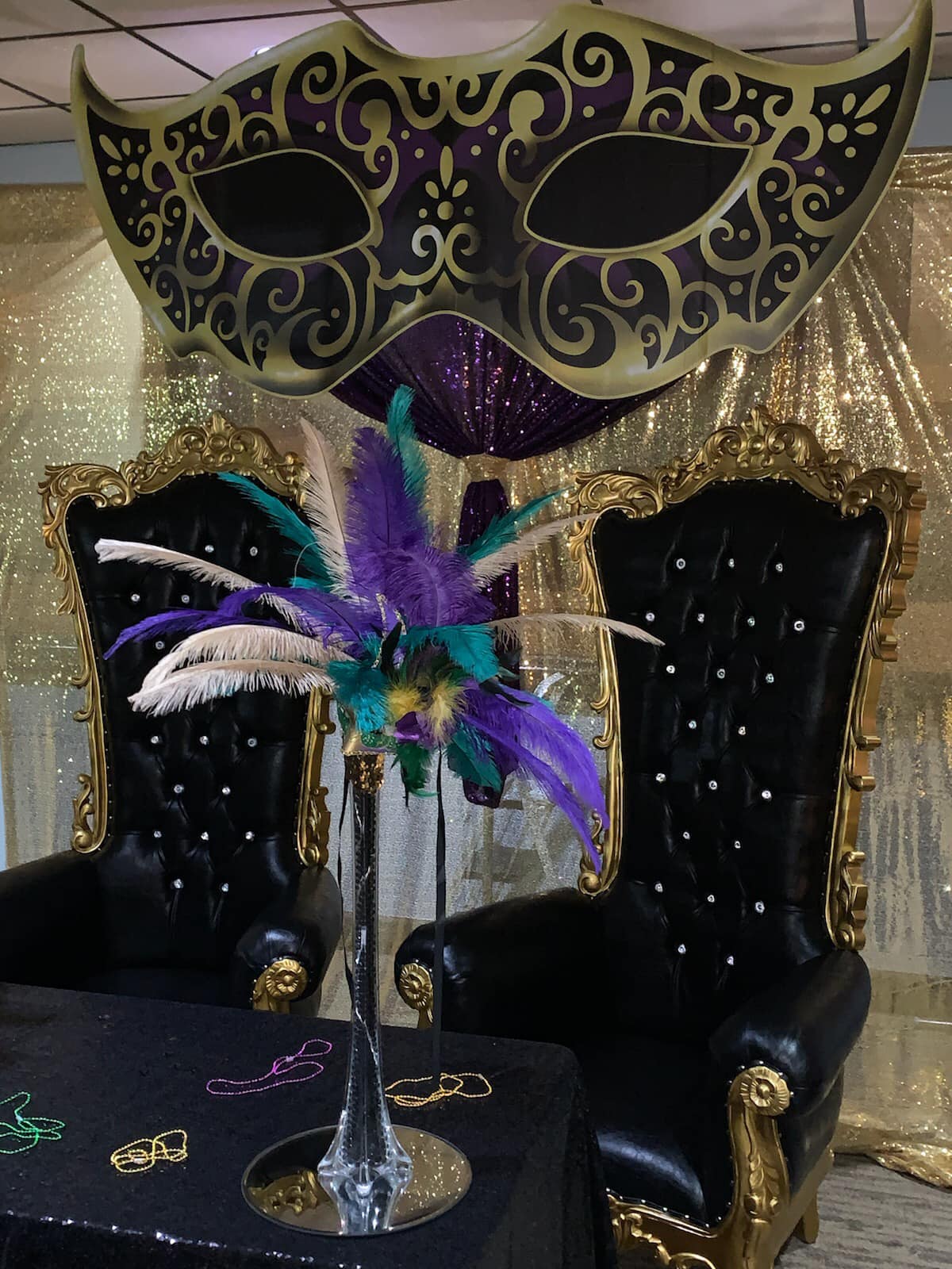Black Gold Chairs